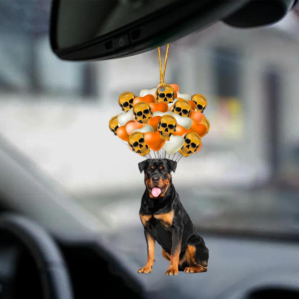Rottweiler Halloween Car Ornament Dog Ornament For Halloween