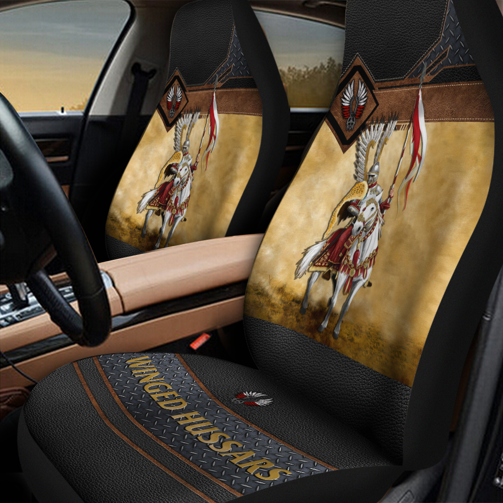 Premium Hussars Car Seat Covers/ Winged Hassars Front Carseat Covers