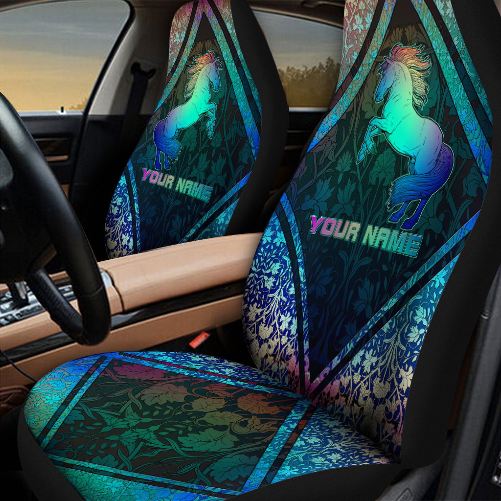 Love Horse 3D Printed Car Seat Covers/ Horse Decoration For Car