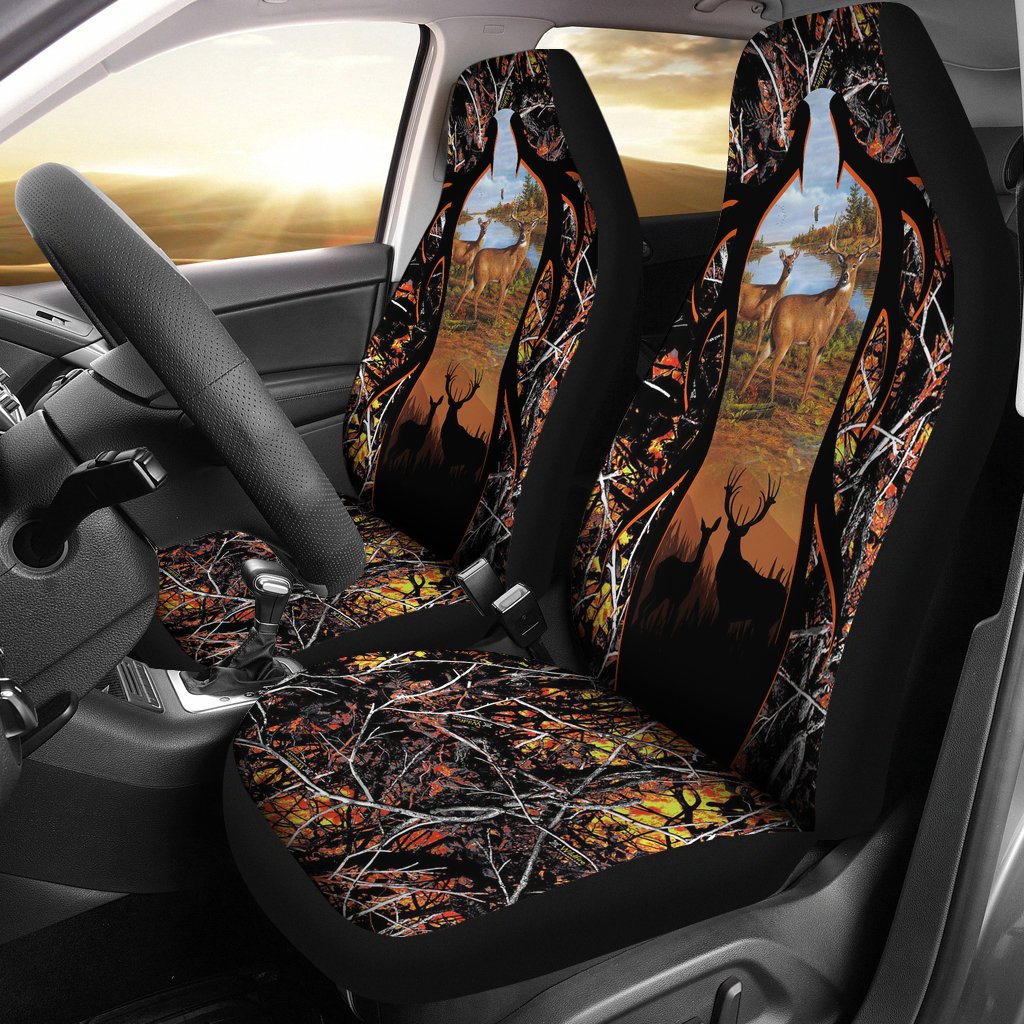 Deer Hunting Camo Car Seat Covers/ Deer Hunter Seat Cover For A Car