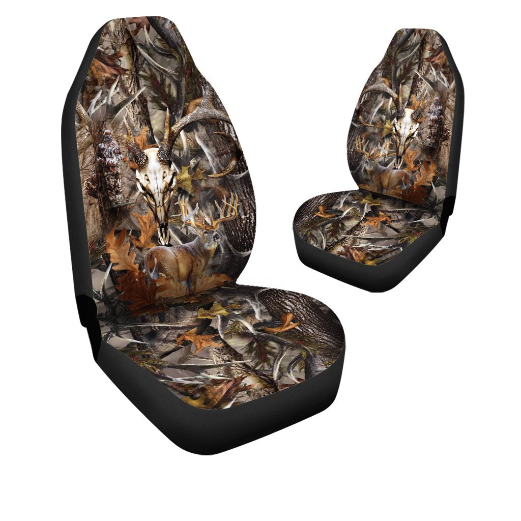 Skull Deer Hunting Car Seat Covers/ Deer Hunting Front Seatcover For Car
