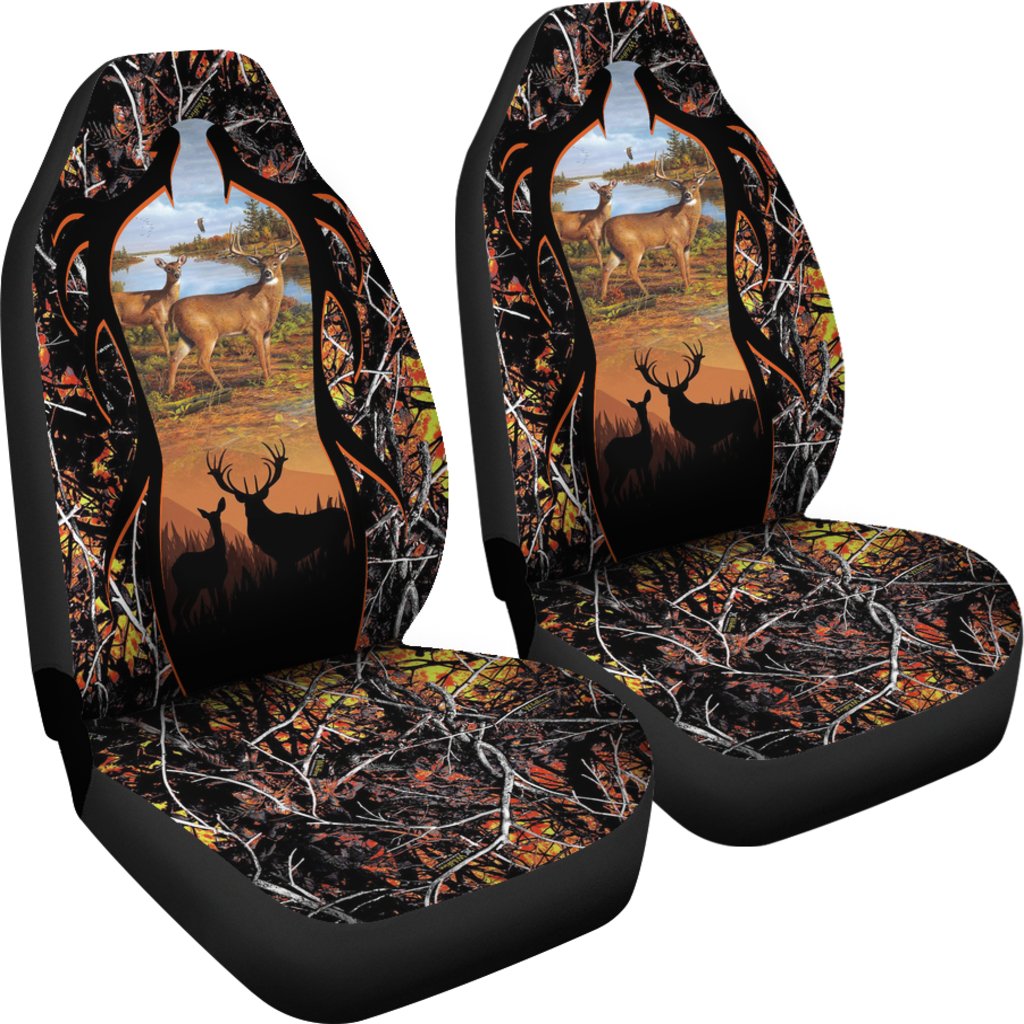 Deer Hunting Camo Car Seat Covers/ Deer Hunter Seat Cover For A Car