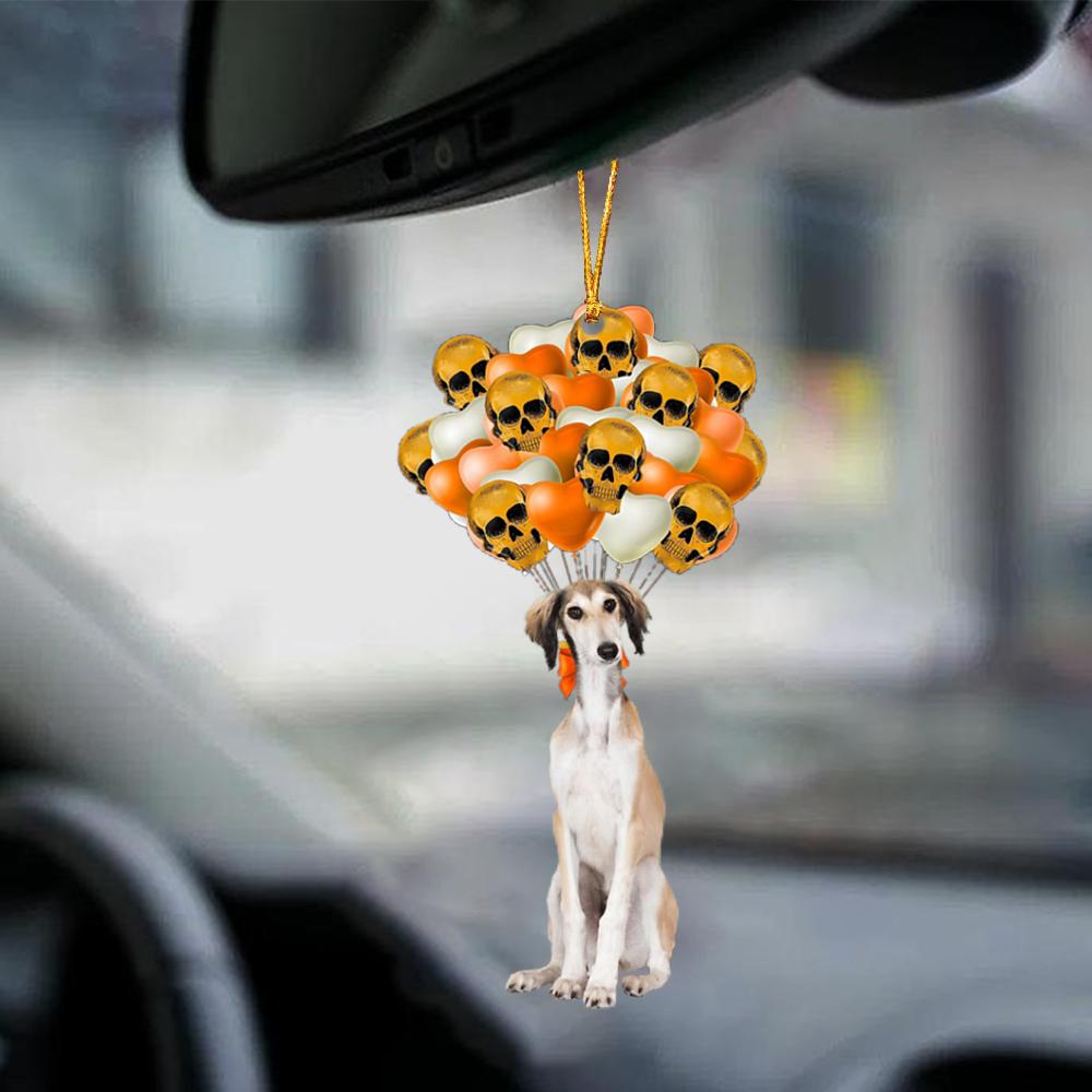 Saluki Halloween Car Ornament Dog Ornament For Halloween