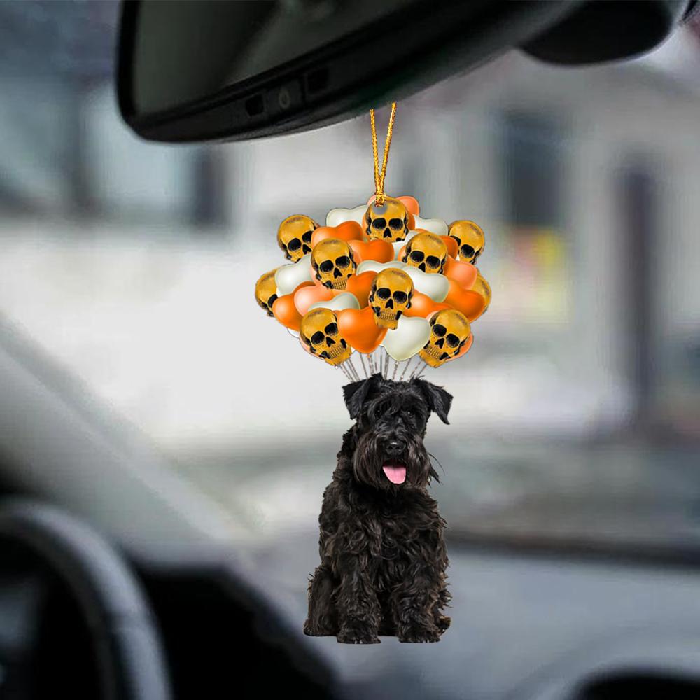 Schnauzer Halloween Car Ornament Dog Ornament For Halloween