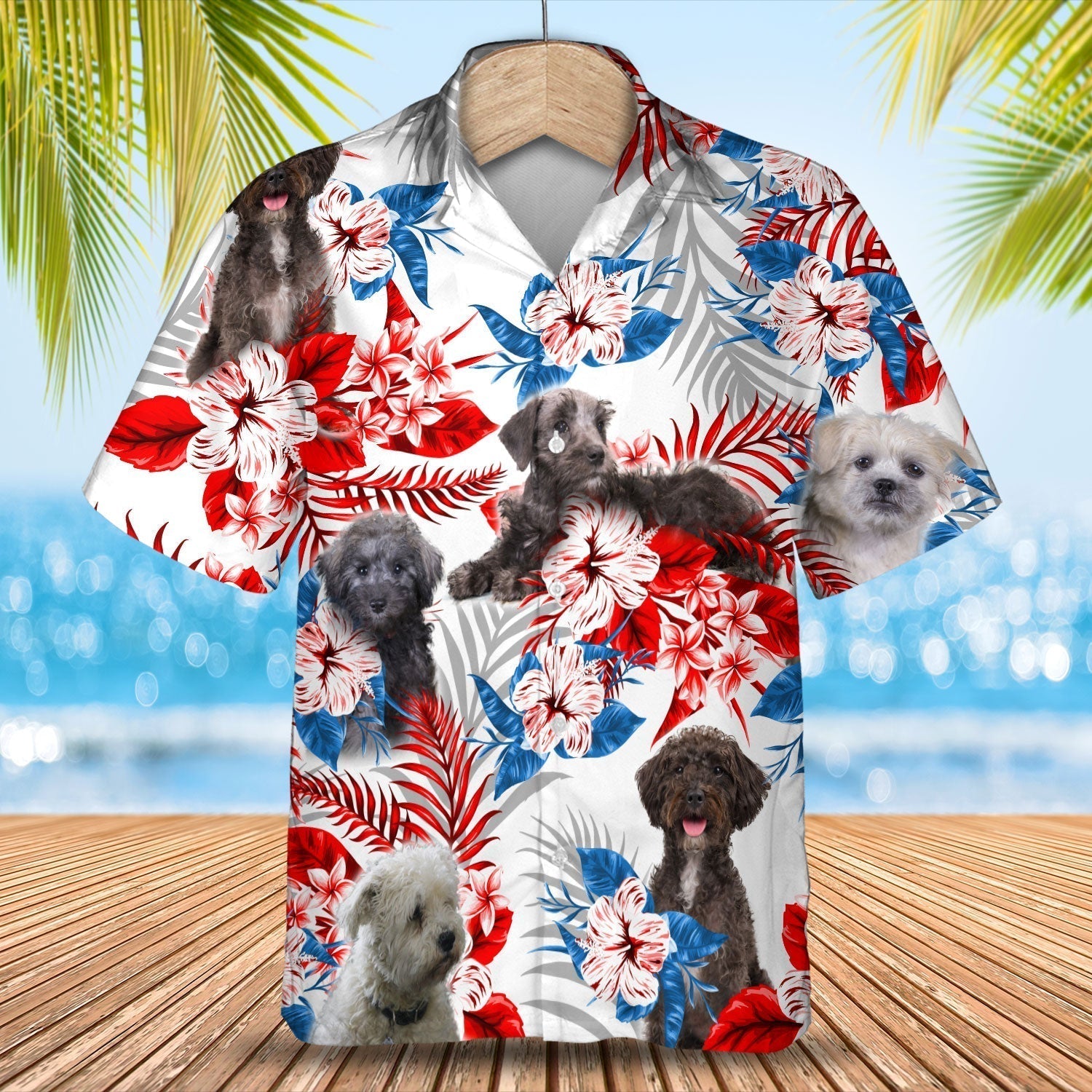 Schnoodle Hawaiian Shirt -  Gift for Summer/ Summer aloha shirt/ Hawaiian shirt for Men and women