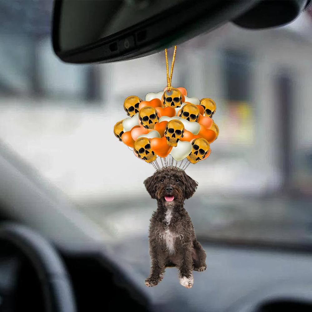 Schnoodle Halloween Car Ornament Dog Ornament For Halloween