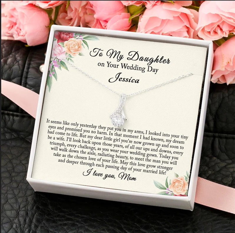 Wedding Gift for Bride from Mom/ Bride Gift from Mom/ Daughter Gift on Wedding Day