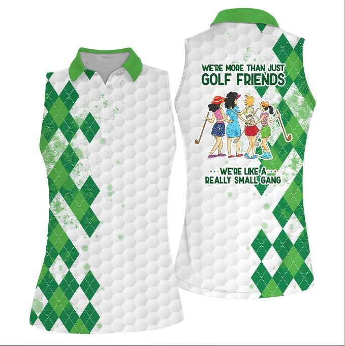 Golf Friends Sleeveless Women Polo Shirt For Ladies/ Golf Shirt