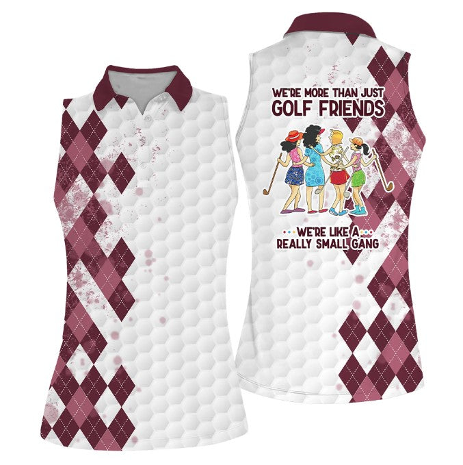 Golf Friends Sleeveless Women Polo Shirt For Ladies/ Golf Shirt