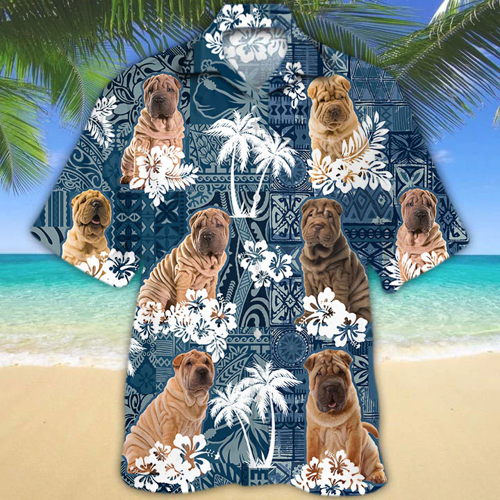 Shar Pei Hawaiian Shirt