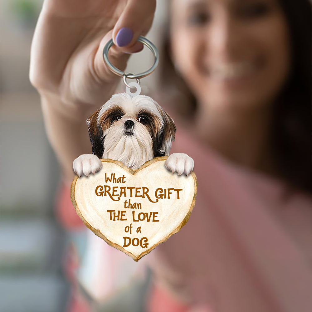 Shih Tzu Keychain Dog Acrylic Keychain Dog Keychain