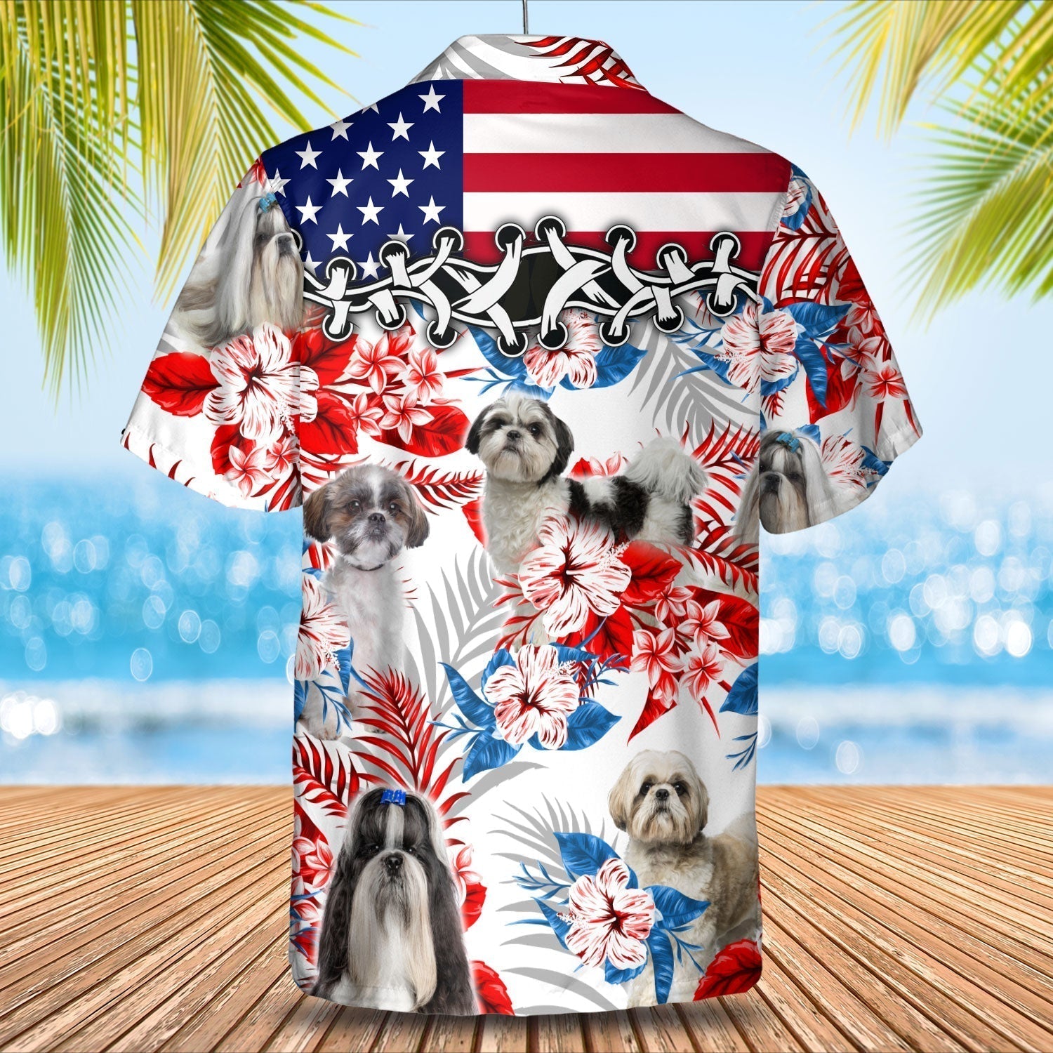 Shih Tzu Hawaiian Shirt - Gift for Summer/ Summer aloha shirt/ Hawaiian shirt for Men and women