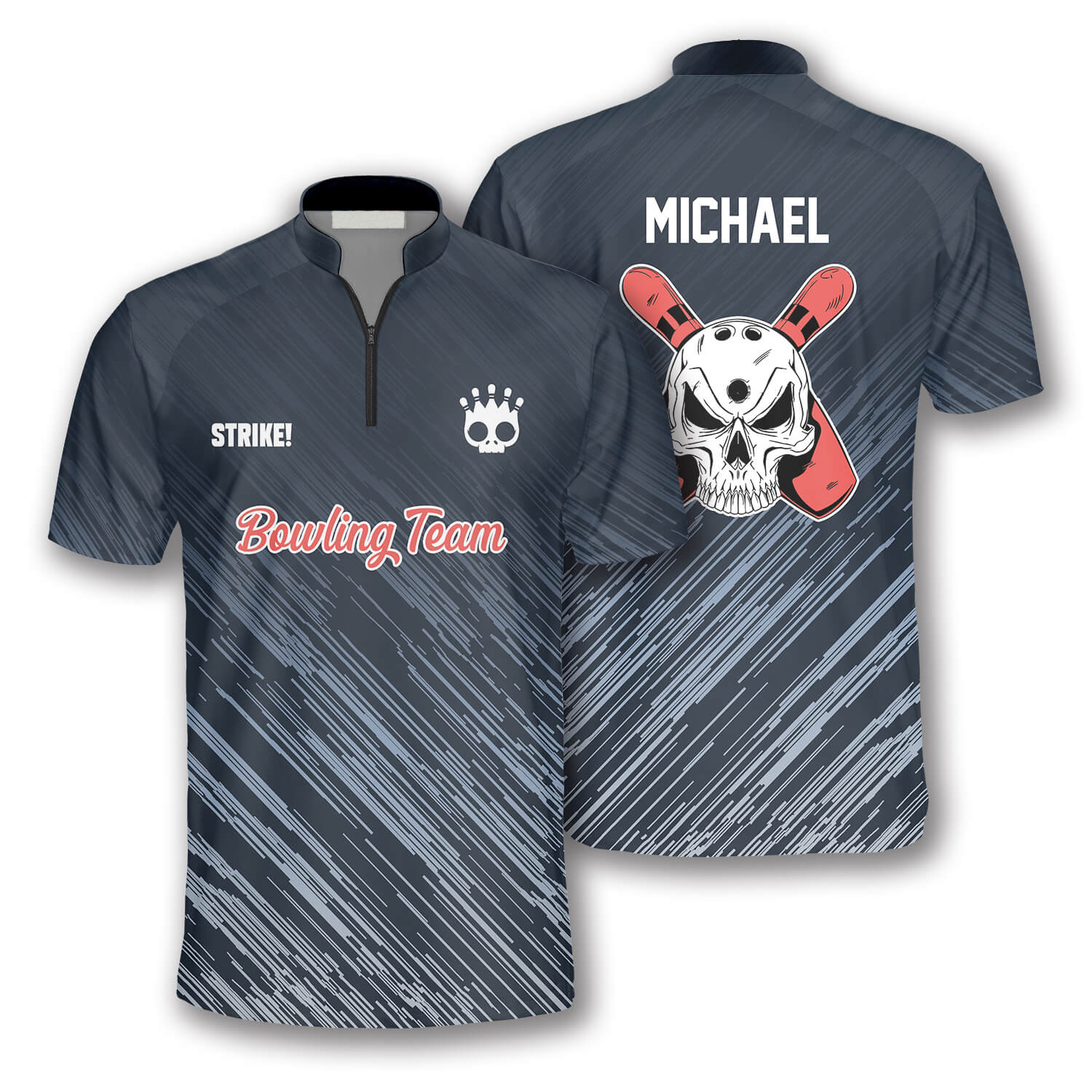 Shooting Star Custom Bowling Jerseys for Men/ Uniform Shirt for Bowling Team/ Bowling Lover