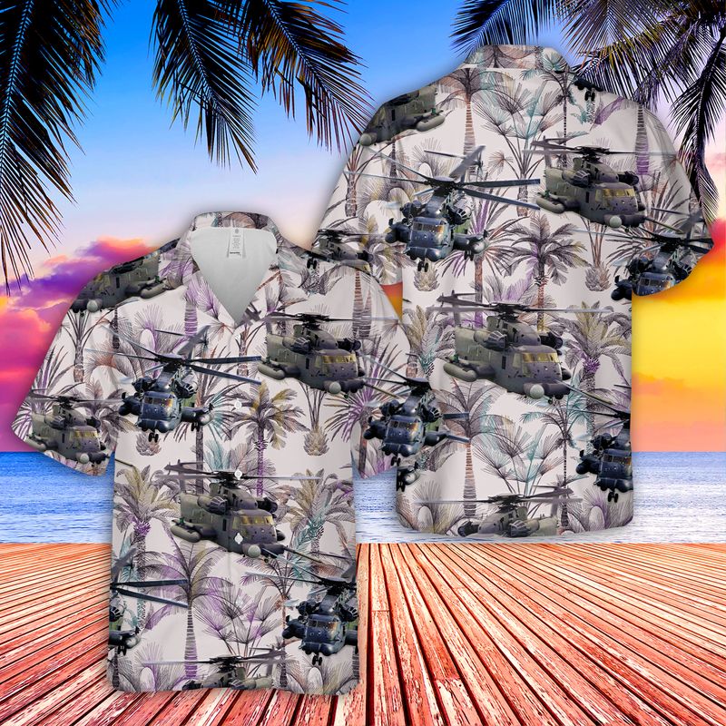 Sikorsky MH53 Pave Low Hawaiian Shirt/ Hawaiian shirt for men/ women