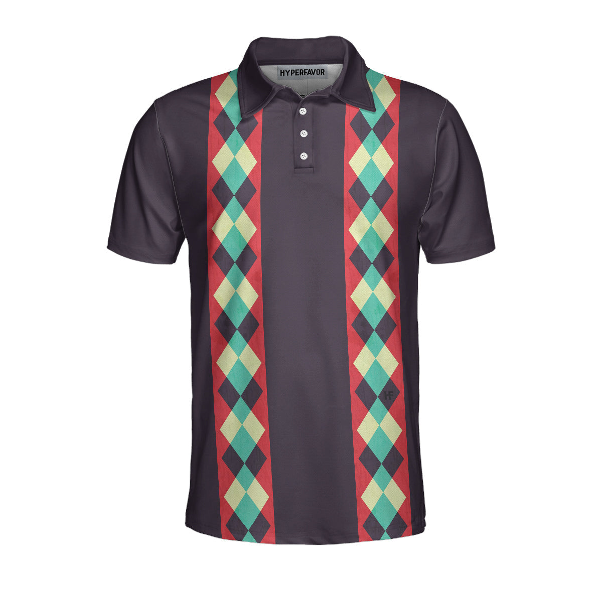 Splits Happen Bowling Polo Shirt/ Plaid Pattern Polo Bowling Style Shirt For Male Bowlers/ Simple Shirt Design Coolspod