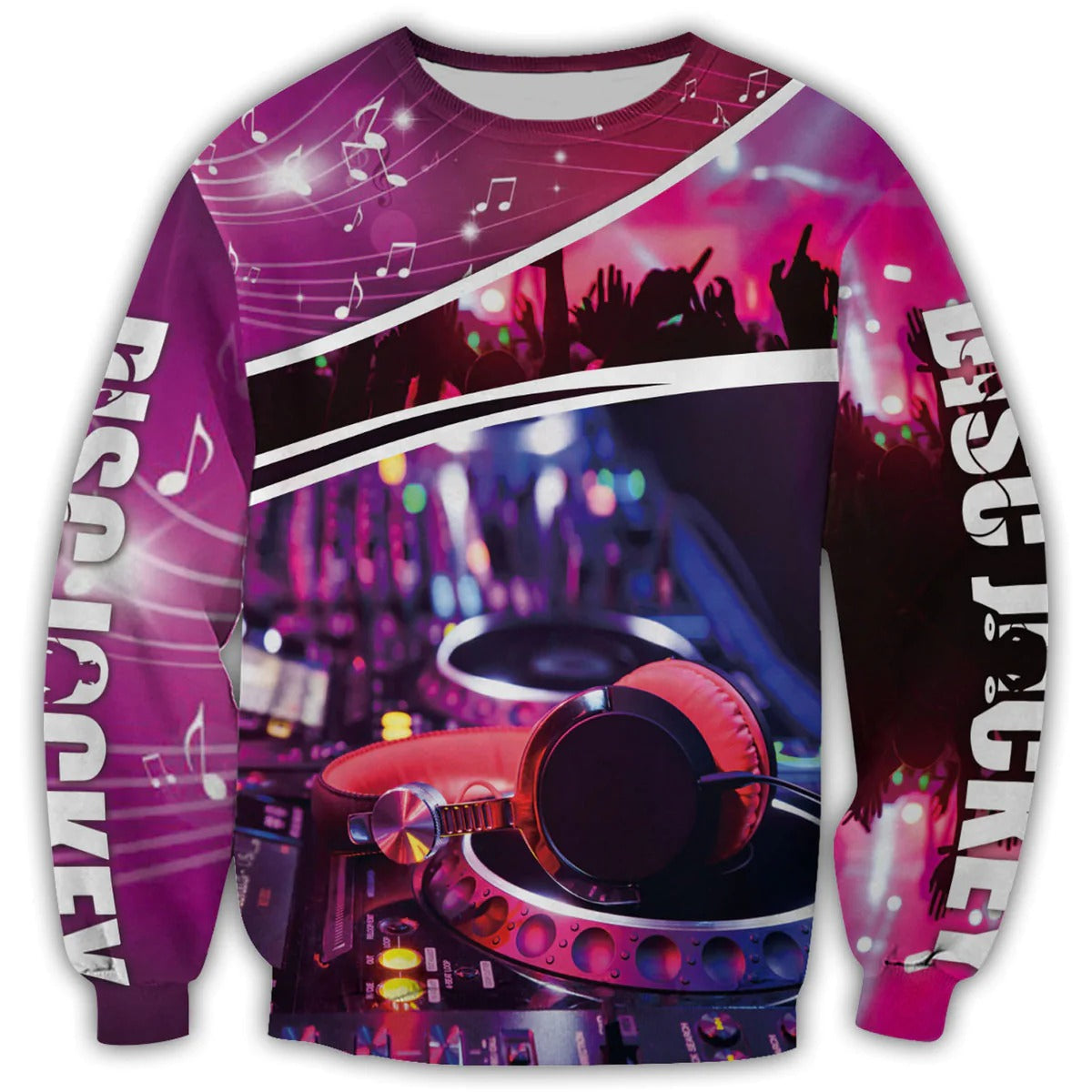 3D Print Colorful DJ Shirt And Hoodie/ Disc Jockey Gift/ Best Gift For DJ Boyfriend
