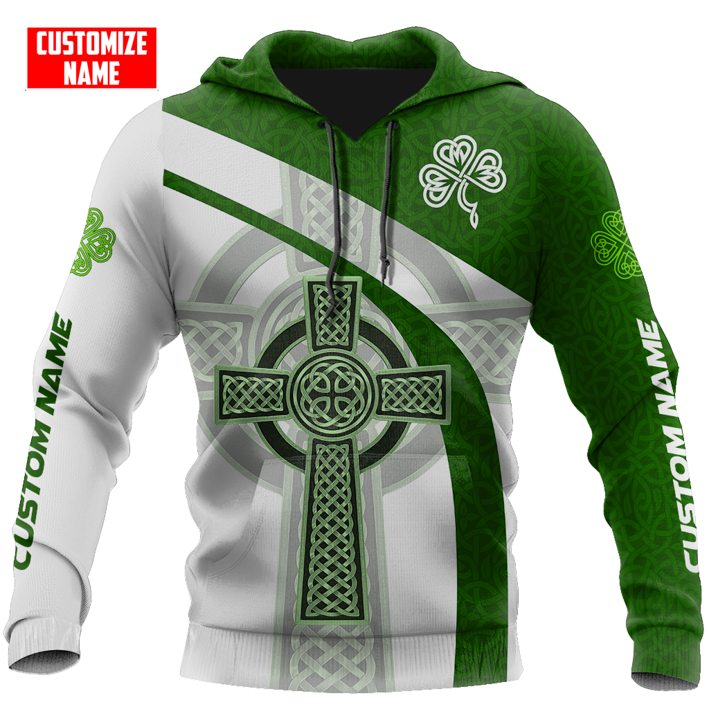 Personalized Name Irish Celtic Knot Cross St. Patrick