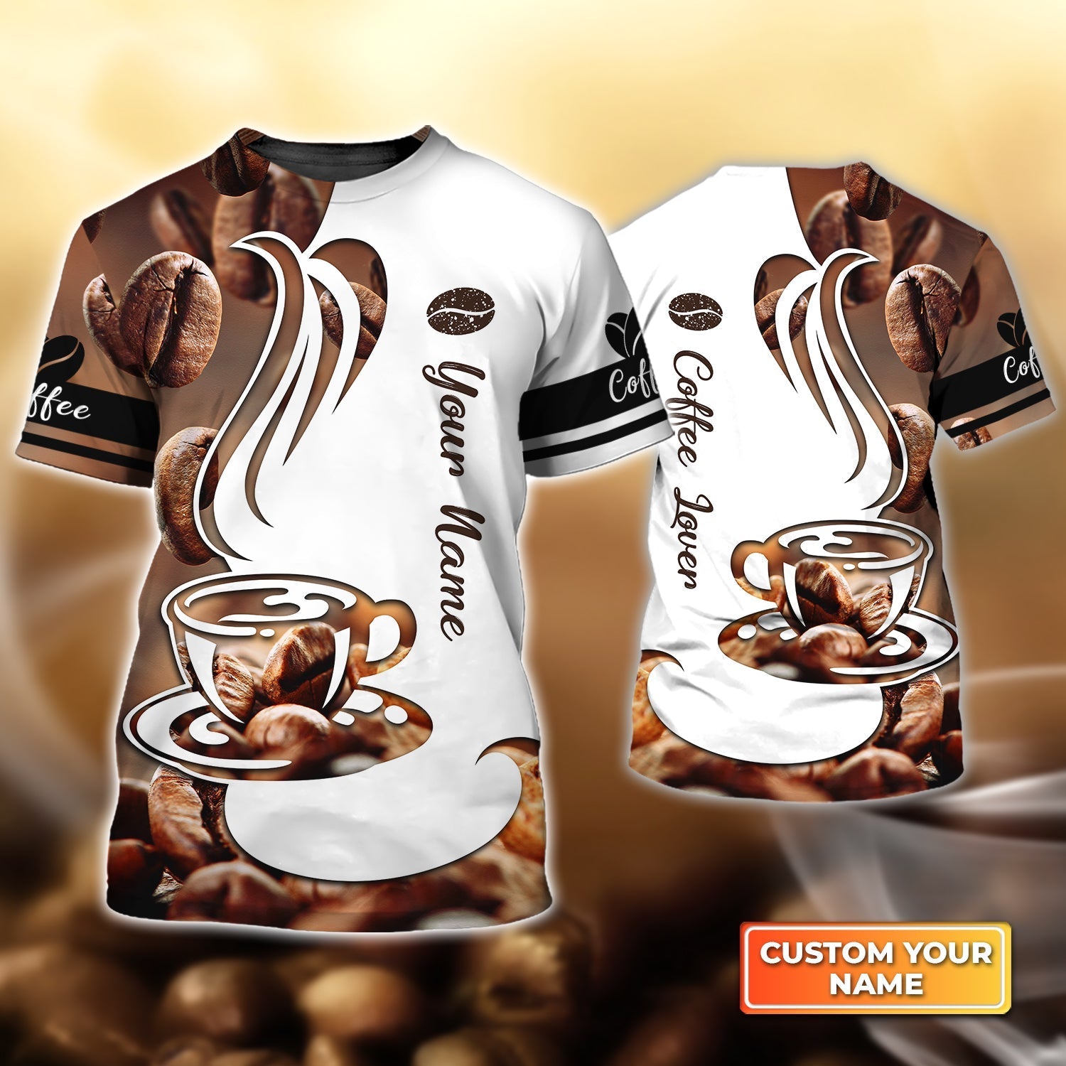 Personalized Coffee Lover Tshirt Coffee Shirts Men Women