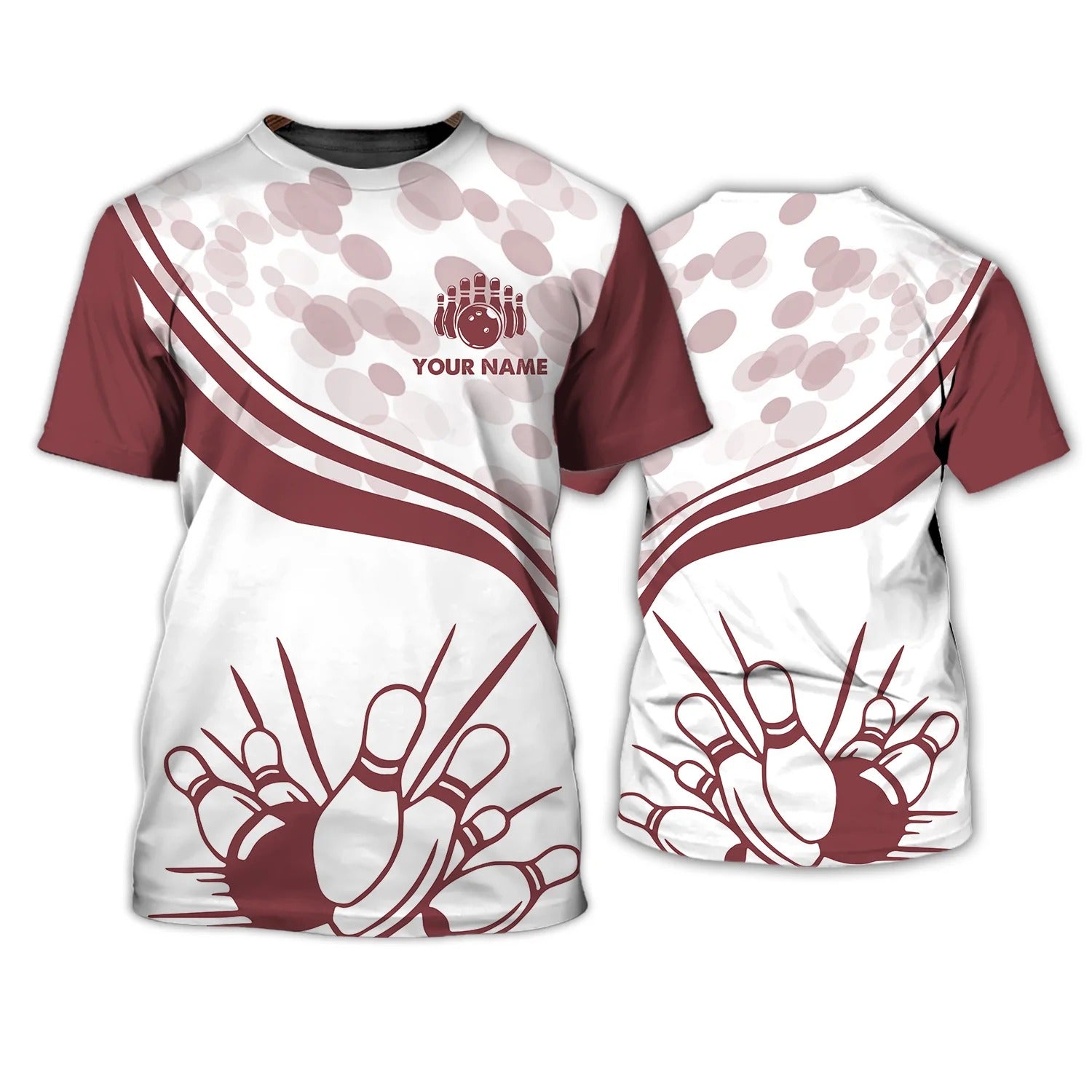Personalized Bowling T Shirt For Bowling National Day/ Bowling Player Gifts/ Bowling Shirts 3D
