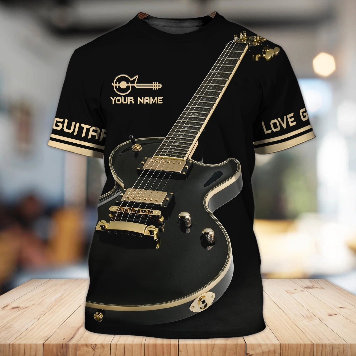 Custom Name 3D All Over Print Tee Shirt For Guitarist/ Birthday Gifts For Guitarist/ Guitar Man And Woman Shirt