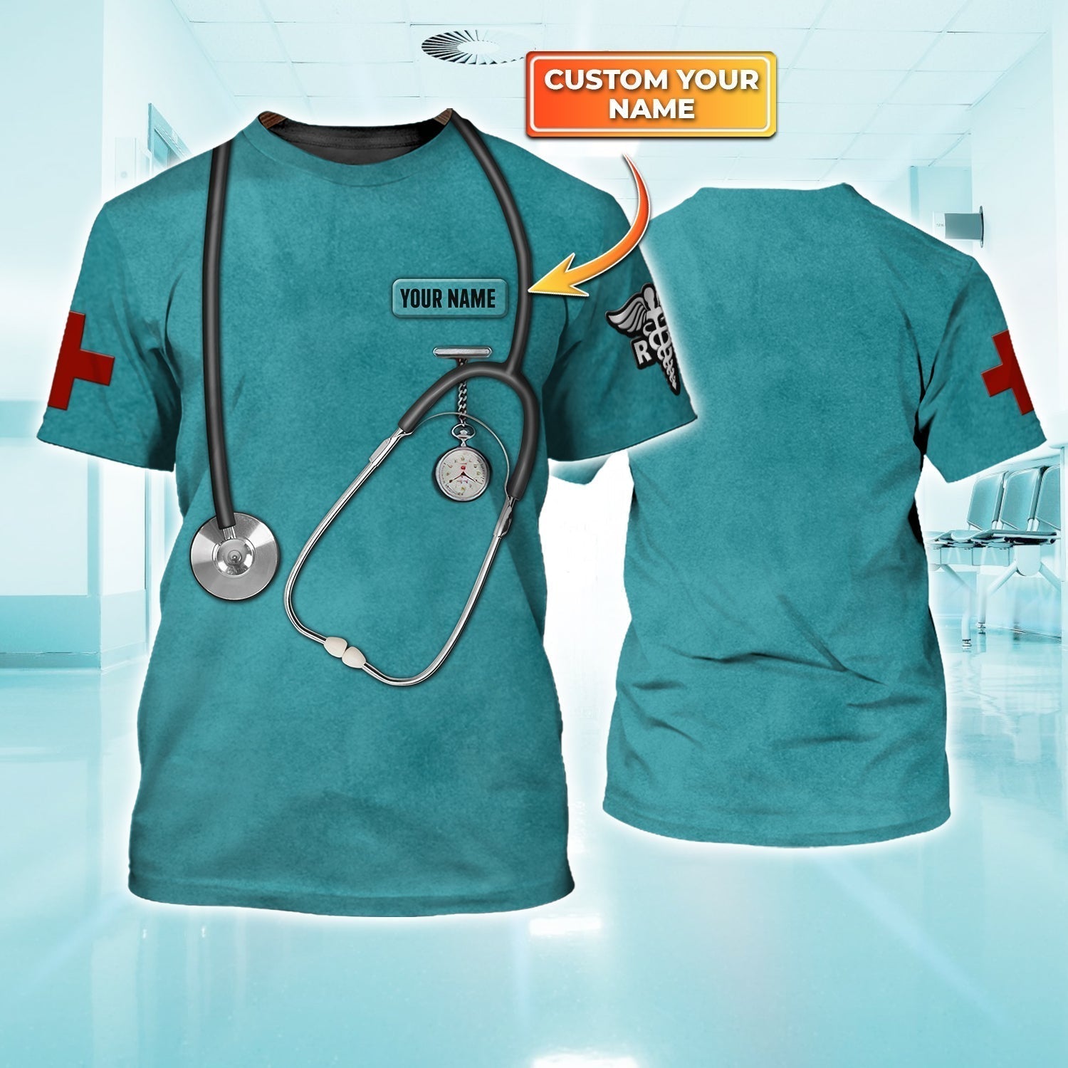 Custom Nurse Shirt For Men Women/ Coolspod Nurse 3D T Shirt
