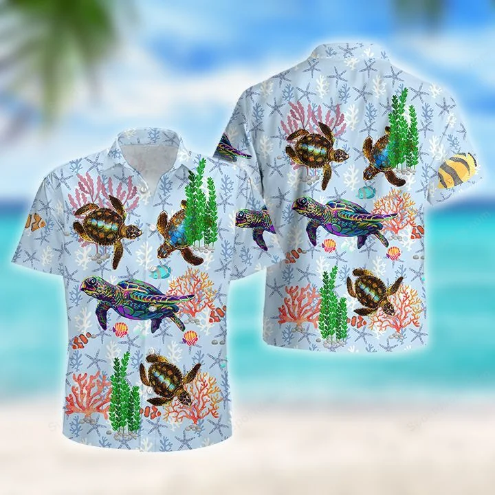Turtle - Fly Turtle Hawaiian Shirt/ Summer gift/ Hawaiian Shirts for Men/ Aloha Beach Shirt