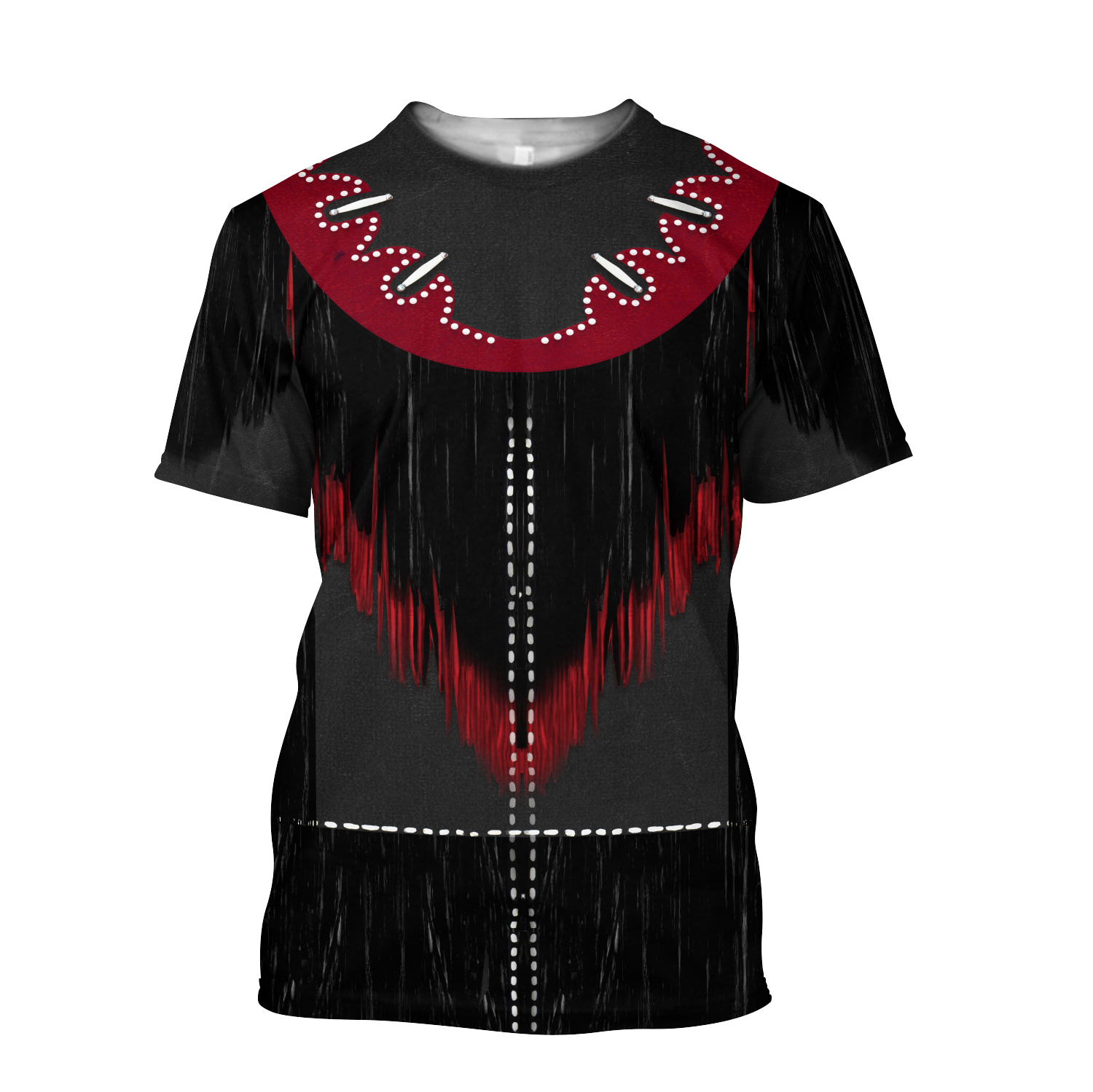 Black And Red Cowboy Shirt No Cosplay 3D Over Printed Unisex Premium Cowboy Shirts