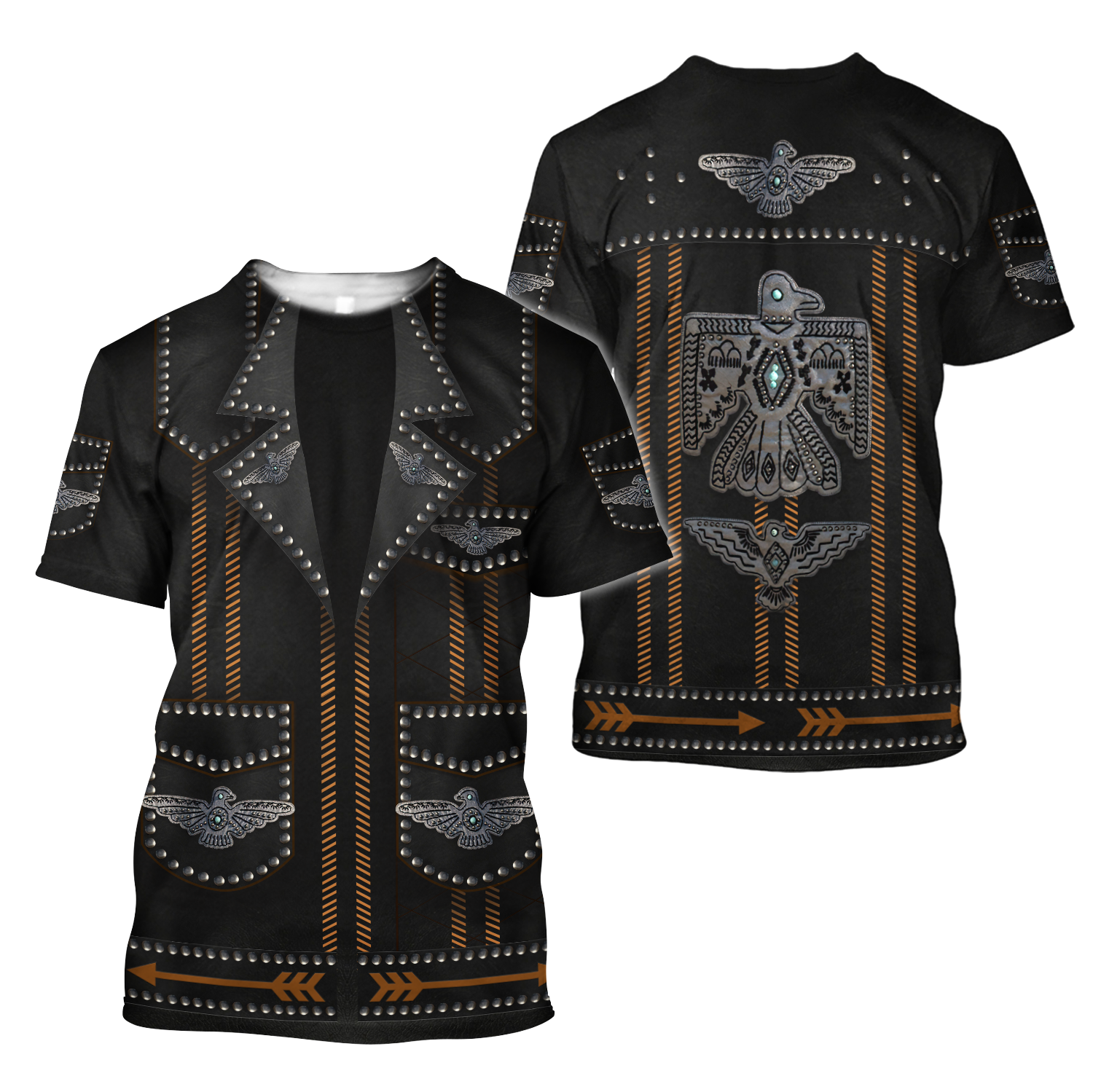 Cool Black Cowboy Shirt No Cosplay 3D Over Printed Unisex Premium Cowboy Shirts