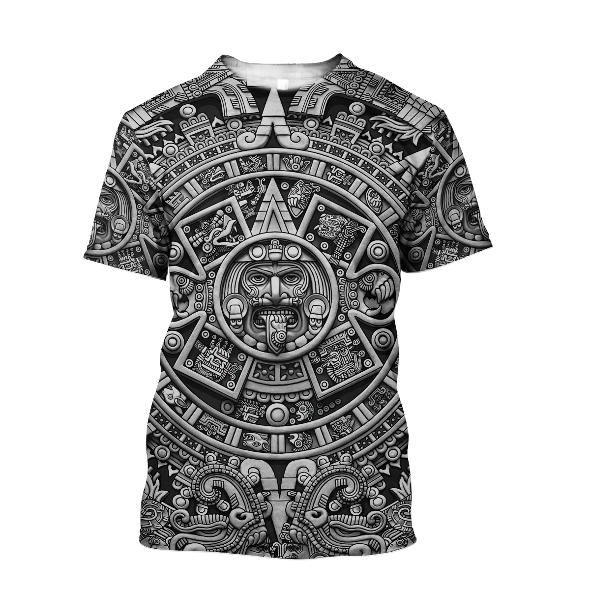 Cool Mexican T-Shirt/ Patriotic Mexico Heritage Shirt/ Mexico Flag 3D Shirt/ Coat Of Arms Of Mexico/ Maya Mexico T-Shirt