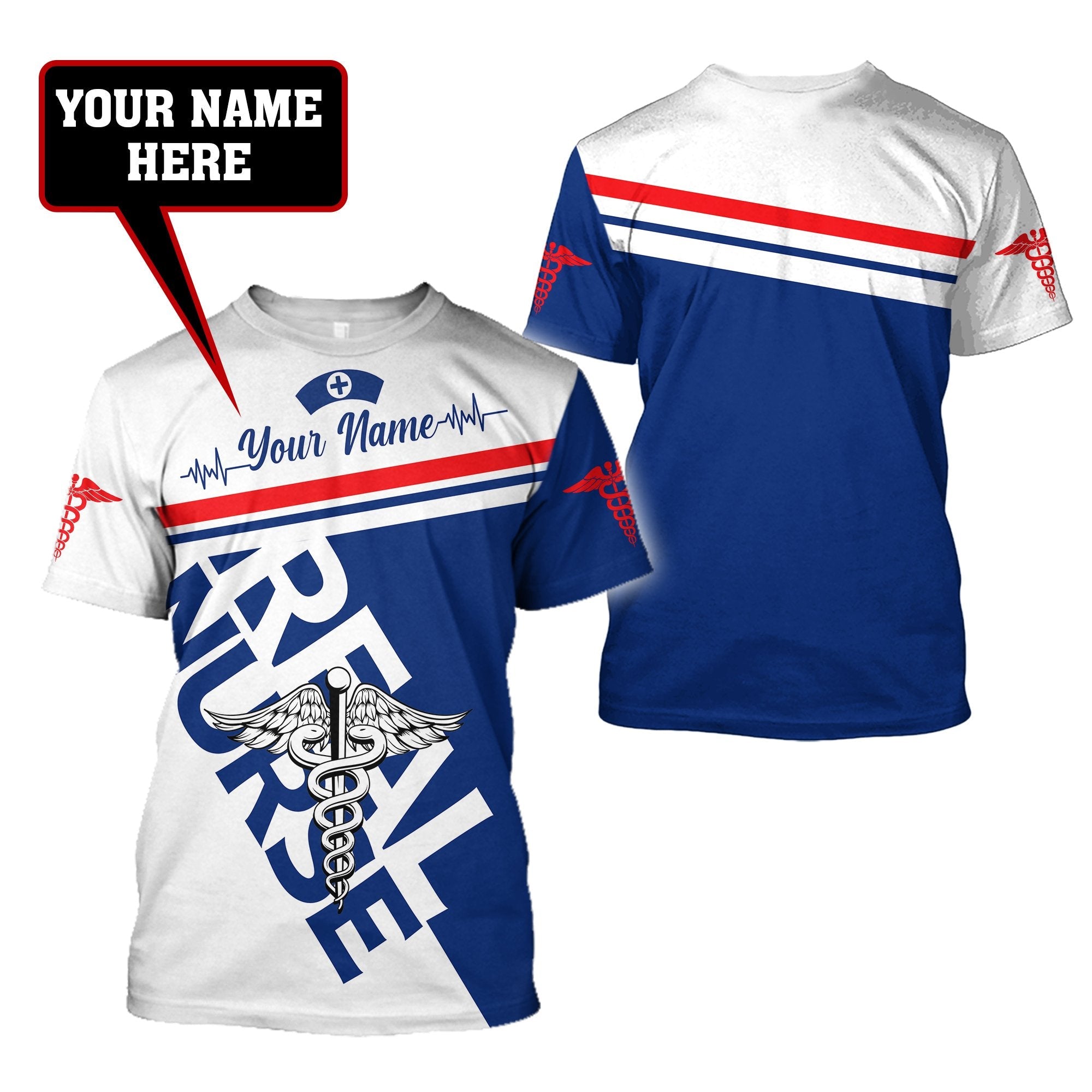 Coolspod Personalized Name Nurse Unisex Shirts Real Nurse
