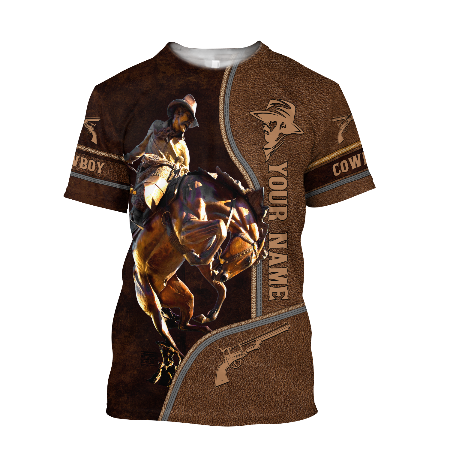 Customized Cowboy No Wild West Shirt Custom Cowboy T Shirts