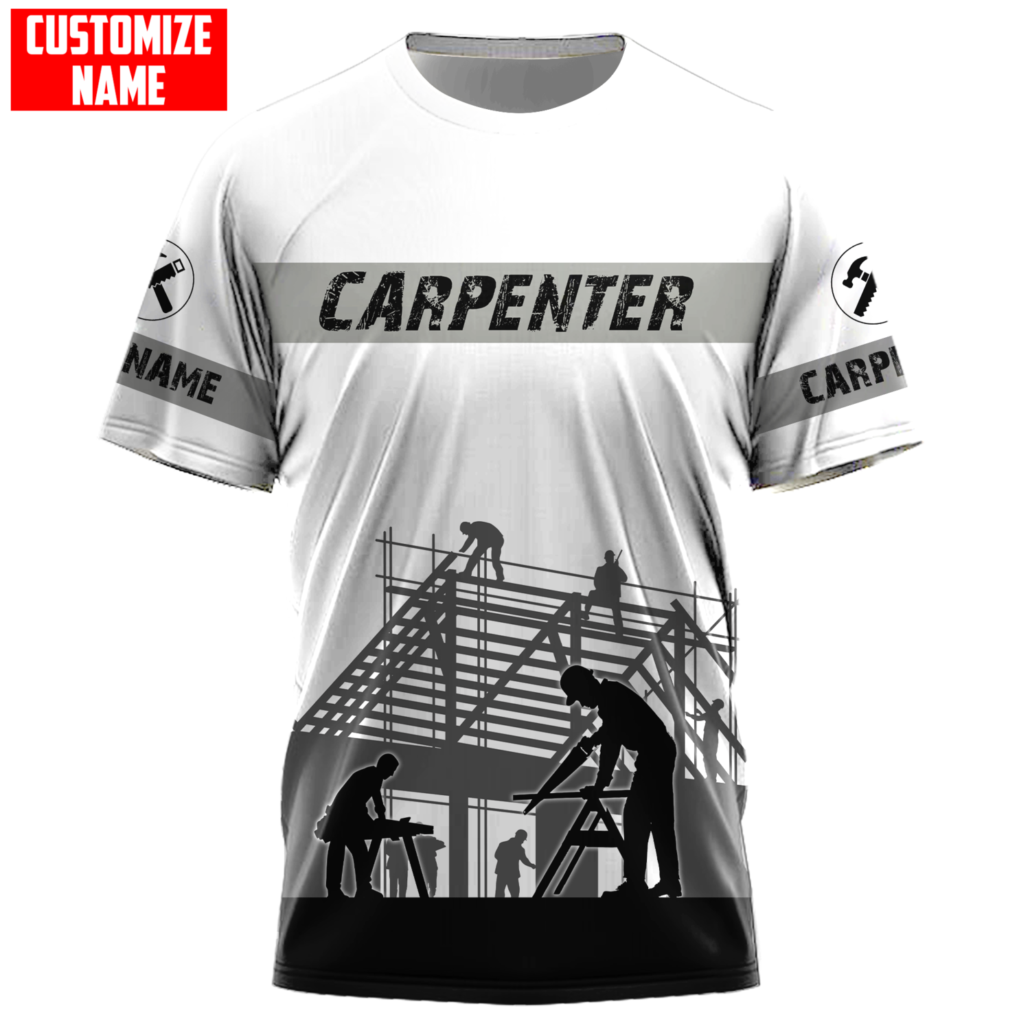 Customized Name Carpenter Shirts Proud Carpenter Gift For Him