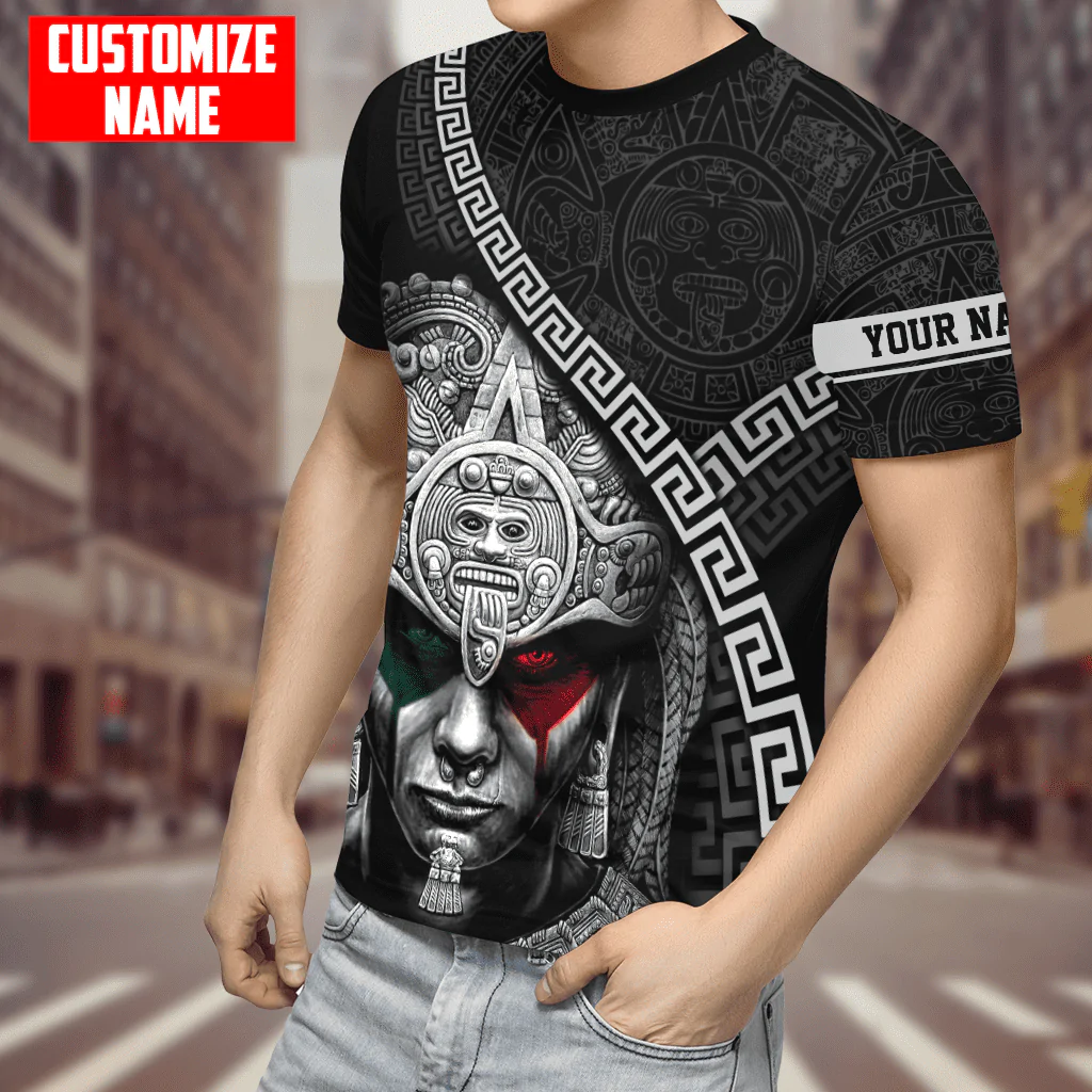 Personalized Aztec Warrior Calendar Unisex Shirt