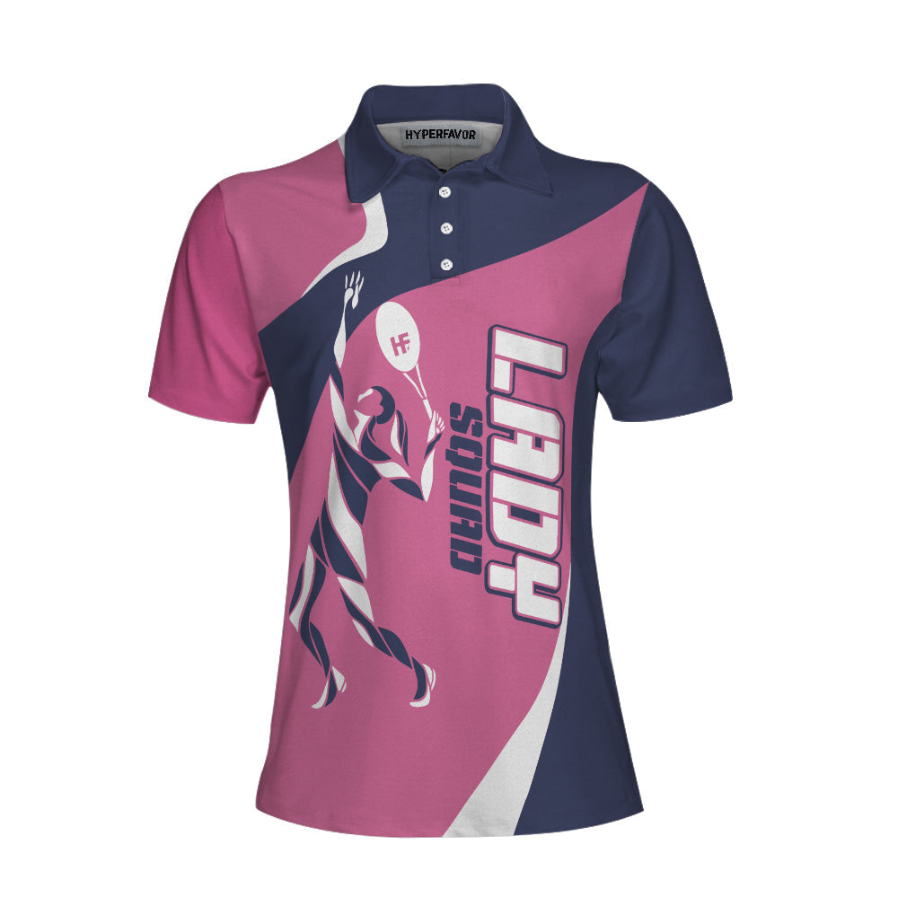 Tennis Lady Squad Short Sleeve Women Polo Shirt Coolspod