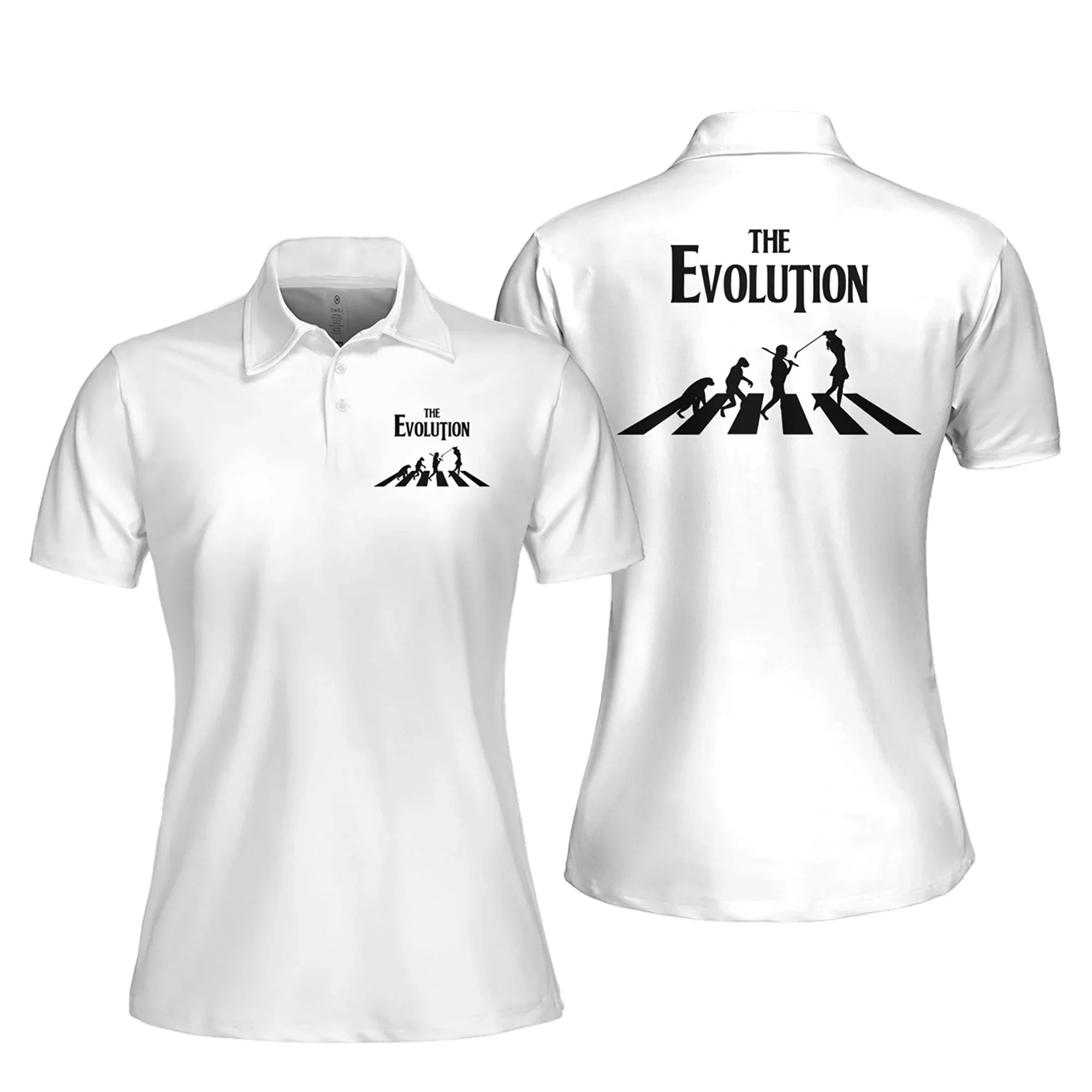 The Evolution Golfer Women Short Sleeve Polo Shirt