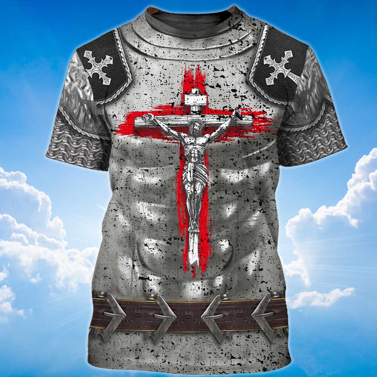 Knight Templar Armor T-Shirt Jesus Shirt