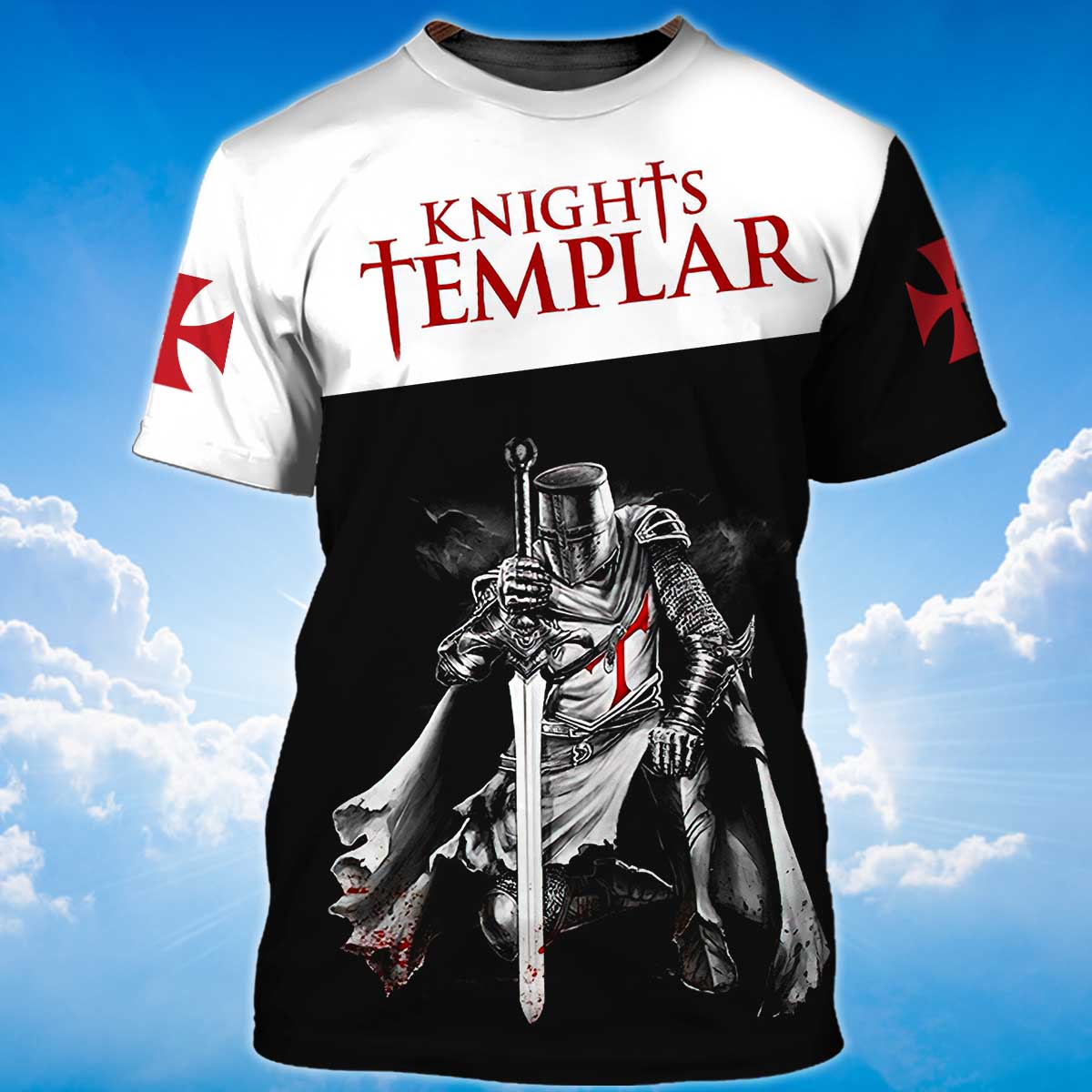 Cool Knight Templar Honor Shirt The God 3D Full Printed Premium T Shirt