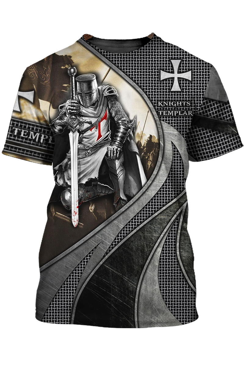 Knight Templar Man Of God Warrior Of Christ T Shirt