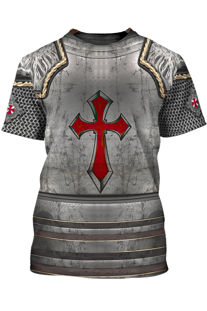 Best Knight Templar Warrior Armor T Shirt