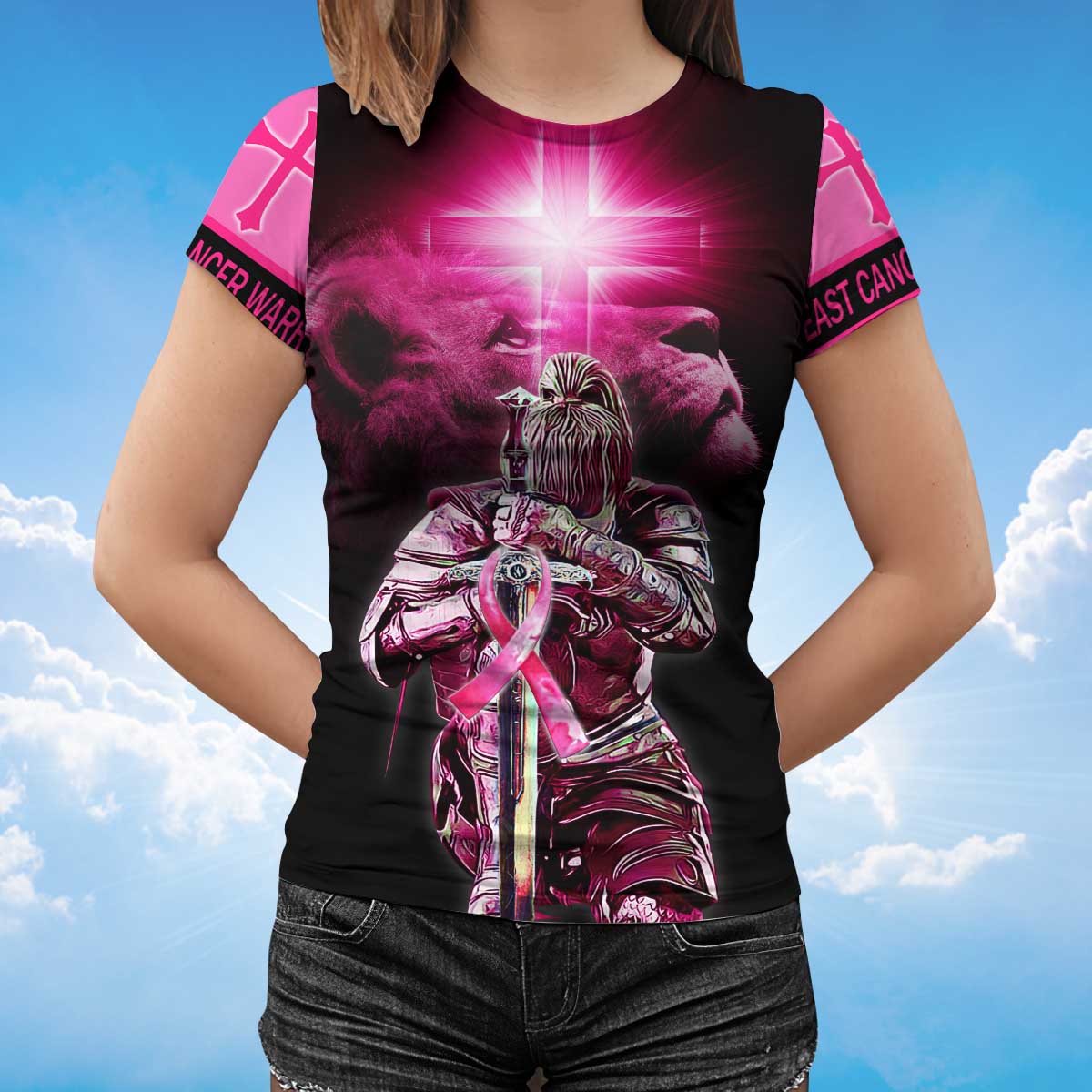 Women God Shirt Breast Cancer I Am A Daughter Of God T Shirt