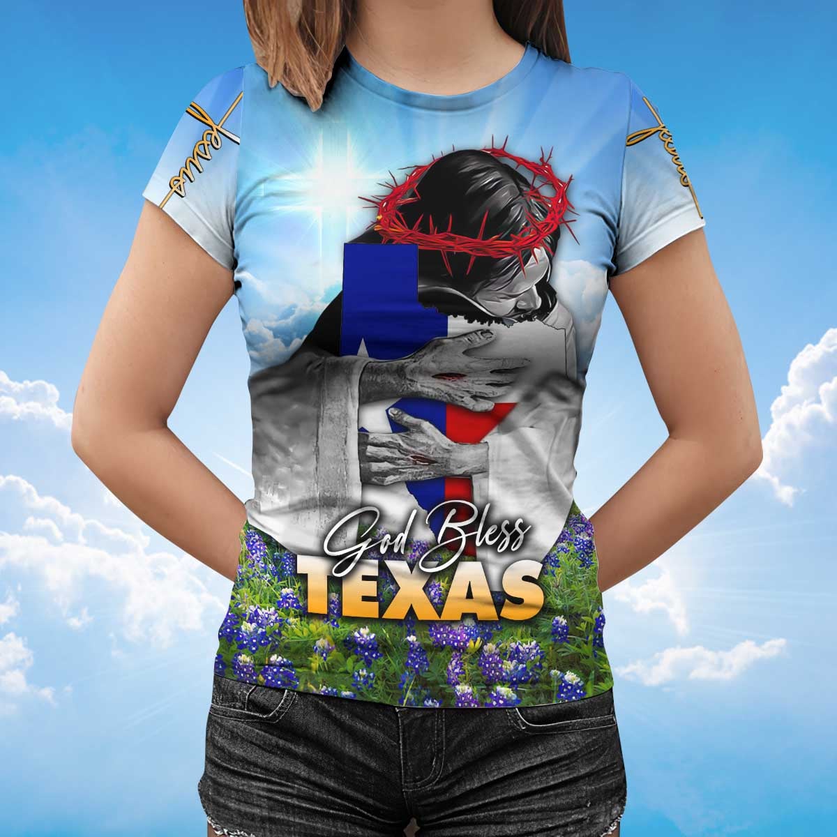 God Bless Texas Shirt Texan Pride T Shirt Men Women