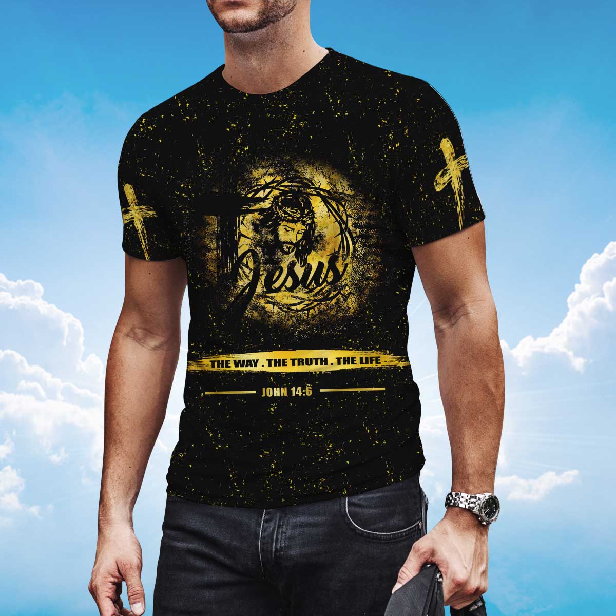 Cool 3D Shirt For Jesus Lover Jesus The Way The Truth The Life T Shirt