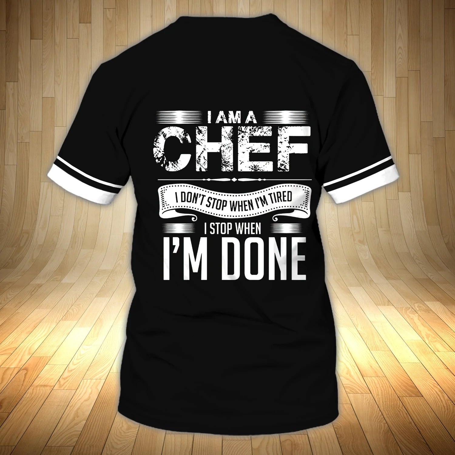 Personalized 3D Print Master Chef T Shirt Men Women/ Unisex Kitchen Basic Cook Shirt