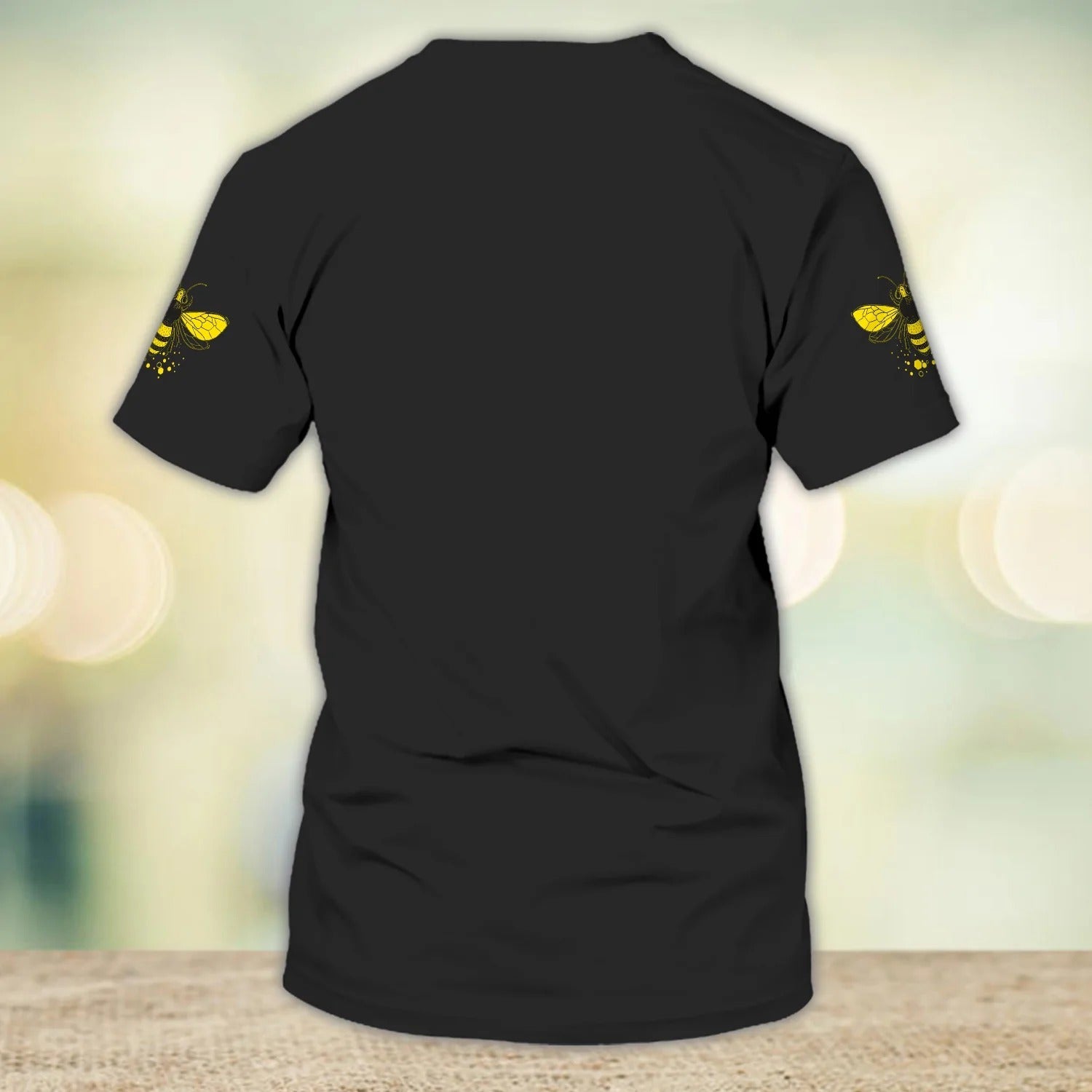 Custom 3D All Over Print Black Bee Shirt/ Bee Keeper Men Shirt/ Best Gift For Bee Lover