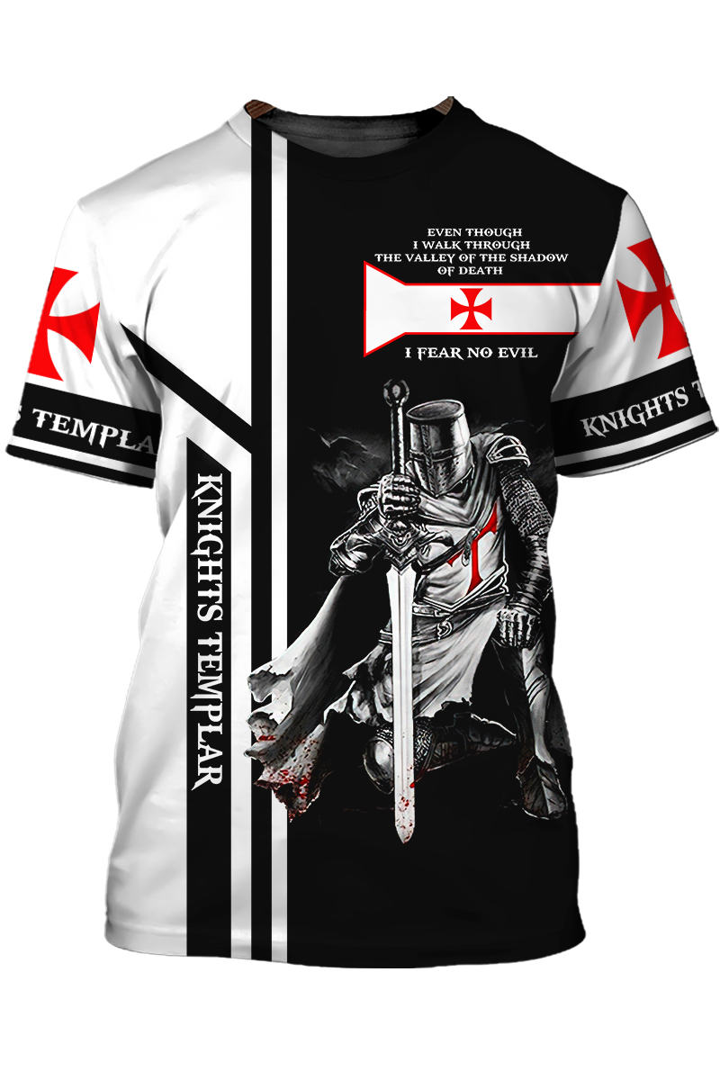 Stand For The Flag Tshirt Kneel For The Cross Knight Templar 3D All Over Print Shirt