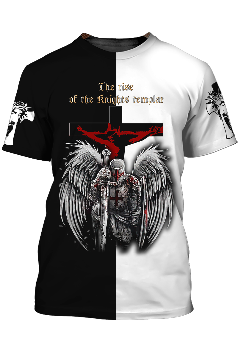 Knight Templar Shirt Religious Unisex Tshirt Men Women Coolspod