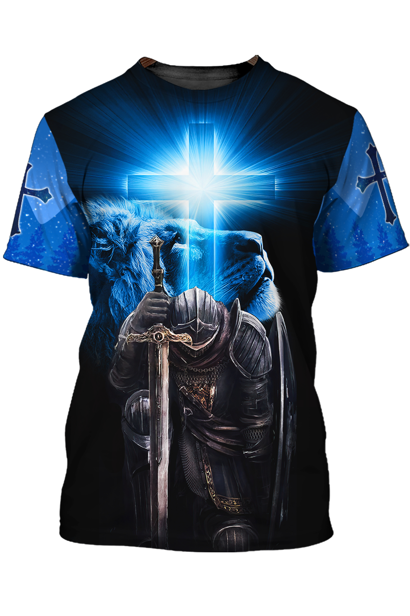 I Am Son Of God Tshirt Knight Templar And Lion Shirt