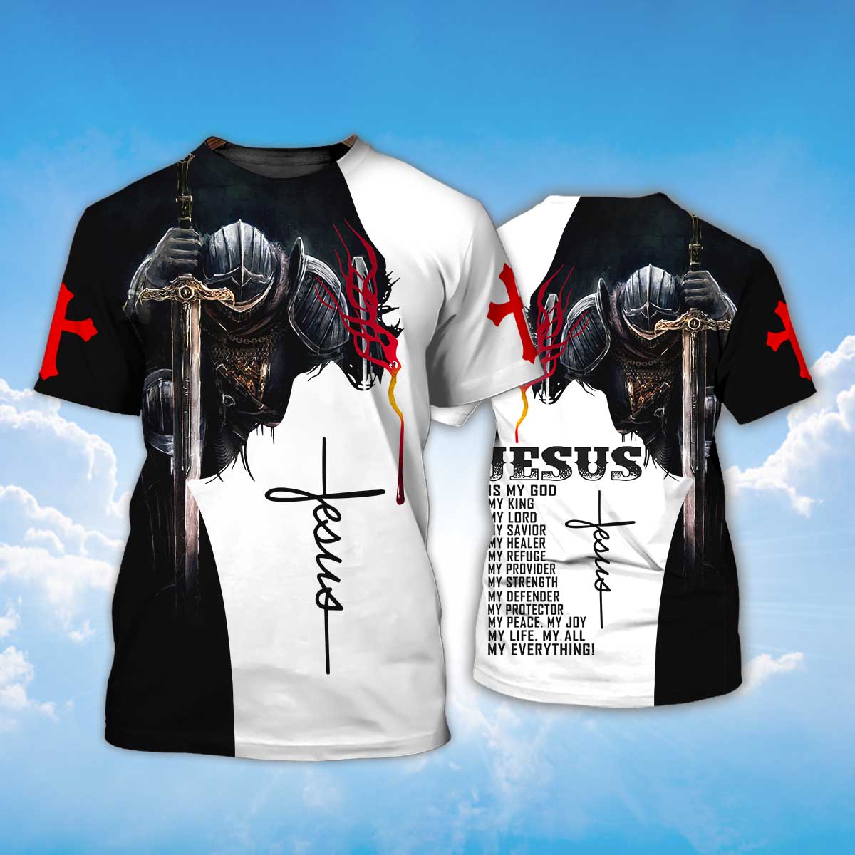 Jesus Is My Everything Shirt Knight Templar Tshirt Love Jesus Shirts