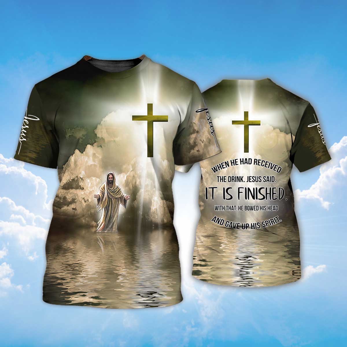 Sublimation God Jesus On T Shirt Jesus Is My Life Tee Shirt Coolspod