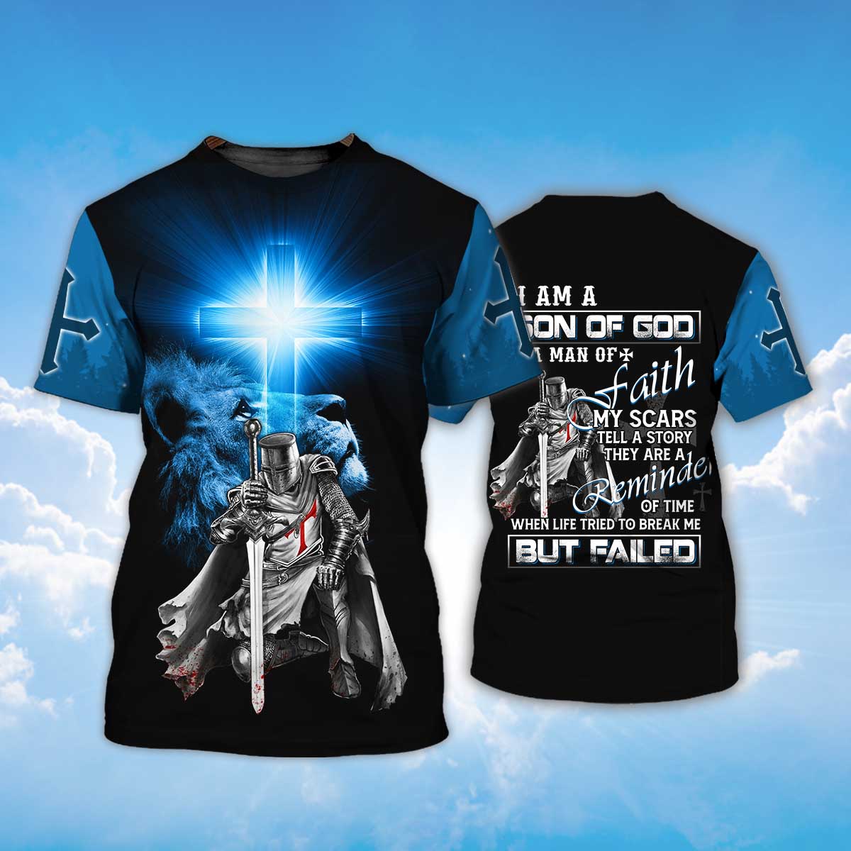 I Am Son Of God Tshirt Knight Templar Tshirt Coolspod